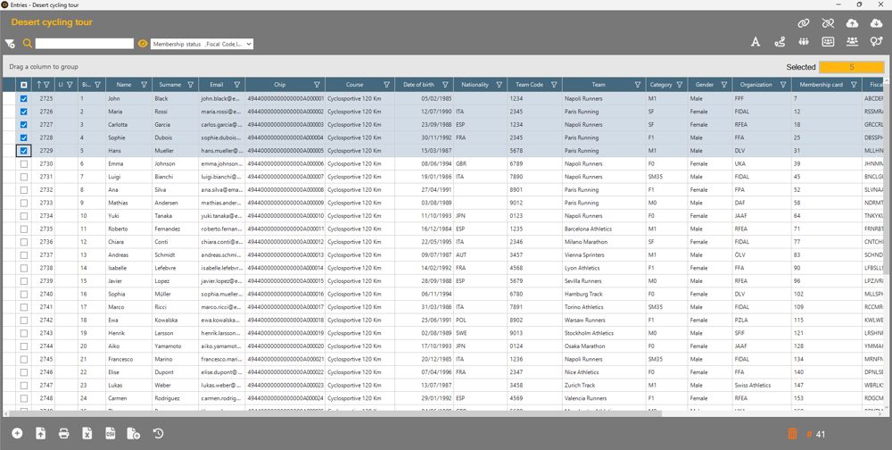 Software IDC Race Manager